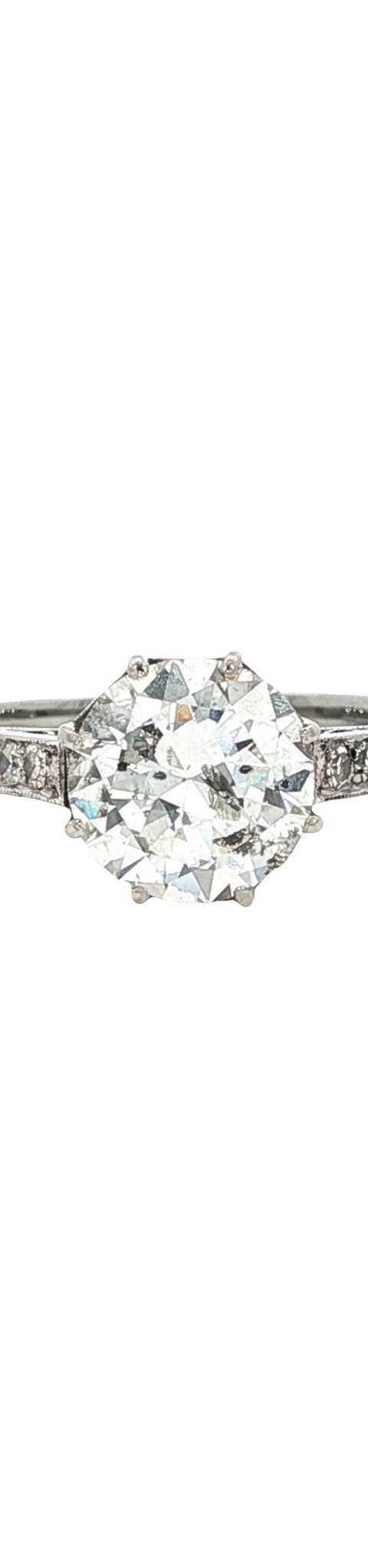 Vintage 9K Gold Ring with Diamond